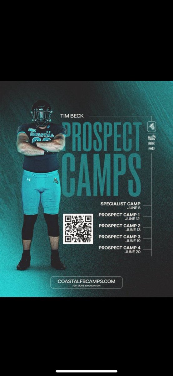 ilanlevkovitz's tweet image. Thank you @CoachParkerCCU for the camp invite to Coastal Carolina University!