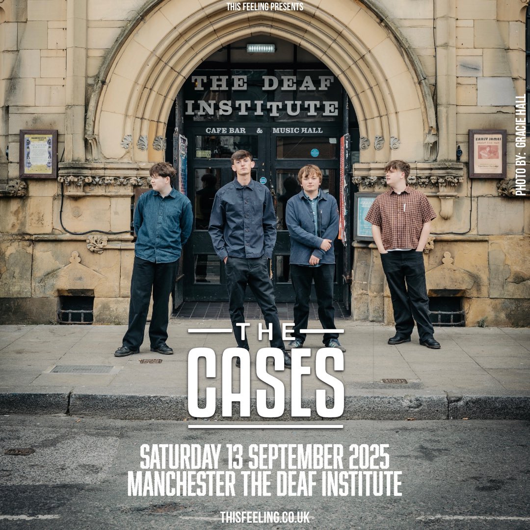 The Cases (@thecases_band) on Twitter photo MANCHESTER 🙌
We head to @deafinstitute September the 13th for our biggest headline to date!
Presale will be available 10am Thursday via our WhatsApp channel, limited tickets available.
General Sale 10am Friday. Tickets will be available via our bio.
Be fast! <a href="/This_Feeling/">This Feeling</a> MANCHESTER 🙌
We head to @deafinstitute September the 13th for our biggest headline to date!
Presale will be available 10am Thursday via our WhatsApp channel, limited tickets available.
General Sale 10am Friday. Tickets will be available via our bio.
Be fast! <a href="/This_Feeling/">This Feeling</a>
