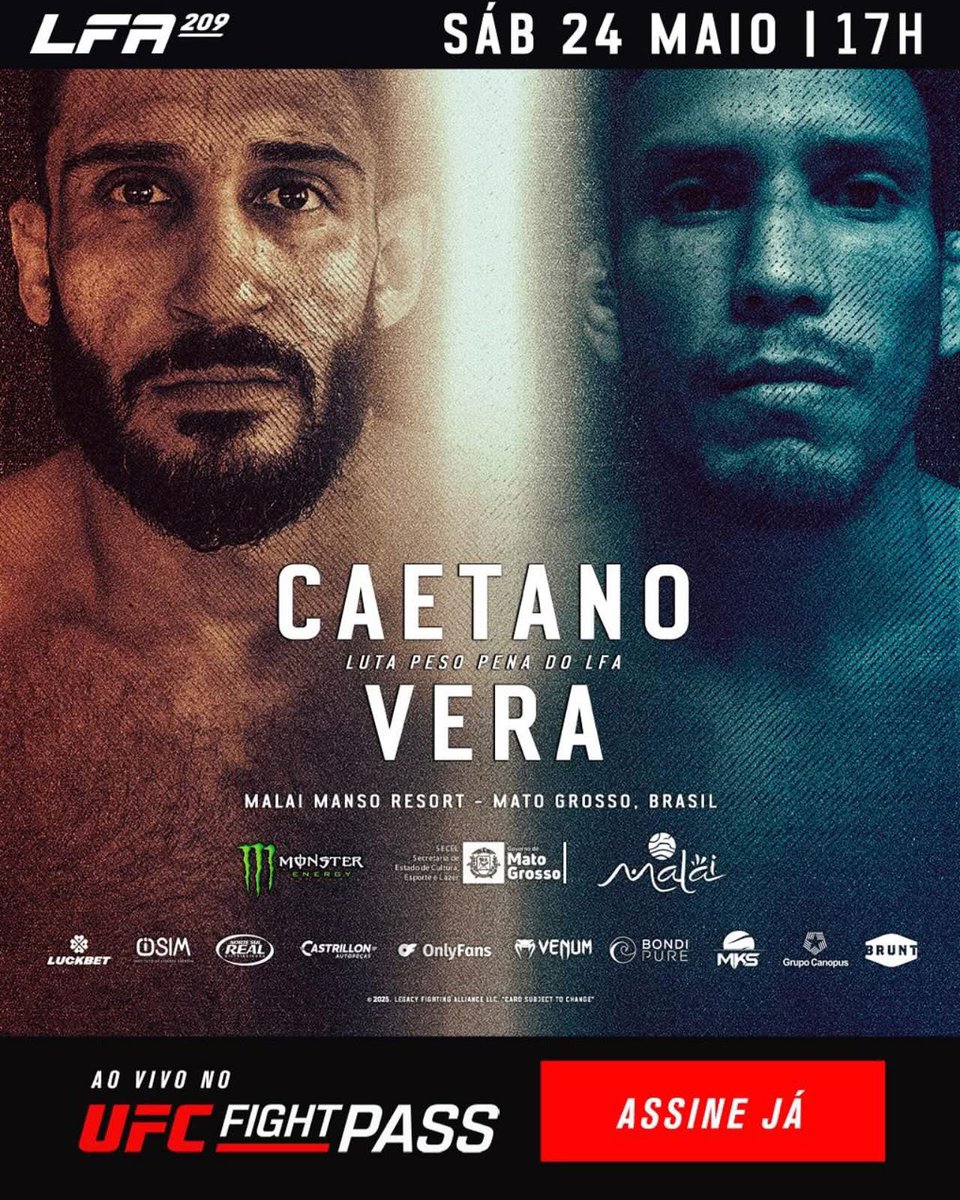 Jvalverdee's tweet photo. Presencia peruana este sábado 24 de mayo en el evento #LFA209 que se llevará a cabo en la ciudad de Cuiaba, Brasil. Abraham Racho🇵🇪 verá acción ante el local Lazaro Júnior en la división de peso gallo. Mientras que Rodrigo Vera🇵🇪 enfrentará a Jonathan Caetano en peso pluma. https://t.co/DeeTXuNzb1