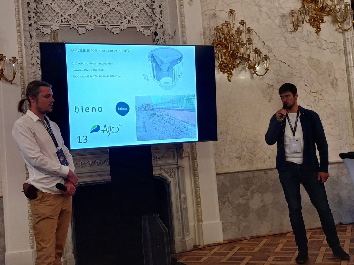 Golemio_data's tweet image. Dnes jsme se zašli podívat na finále soutěže #nakopniprahu Viděli jsme řadu zajímavých projektů. Potěšilo nás, že jeden z projektů využívá data z Golemio API.