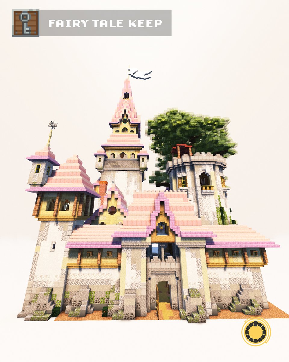 おとぎ話の始まりは、ここから。🏰
ピンクの屋根と秘密の塔が織りなす、魔法の世界。

#マイクラ建築 #Minecraft建築コミュ #マインクラフト #ファンタジー建築 #フェアリーテイル