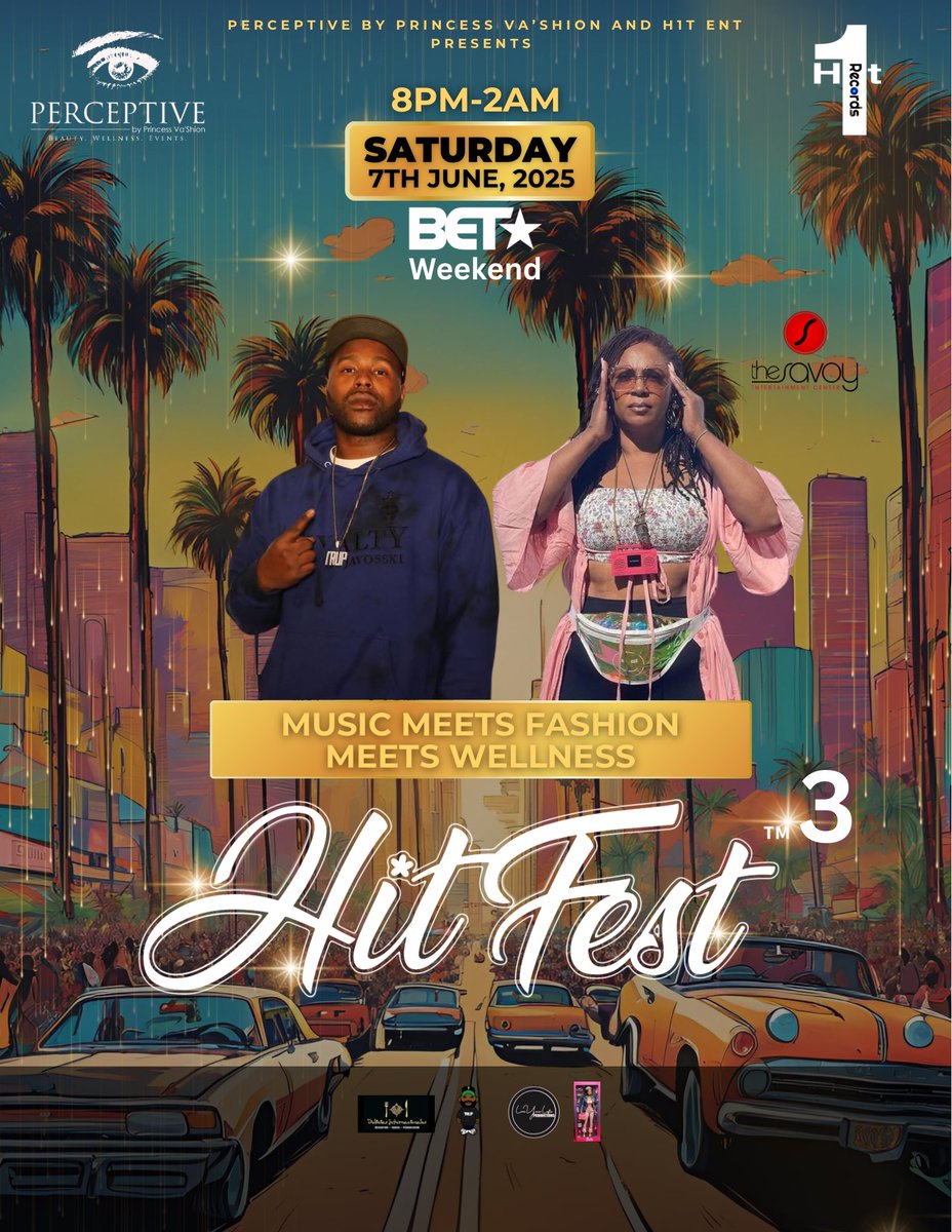 Trudotp's tweet photo. The Vibes Are Locked In!
Get ready for the ultimate BET Weekend experience as Perceptive by Princess Va’Shion @perceptivebyprincessvashion and H1t Entertainment @h1tentertainment present:

H1t Fest 3
Saturday, June 7th, 2025 | 8PM–2AM
The Savoy Entertainment Center | https://t.co/6tfiEXrfxi