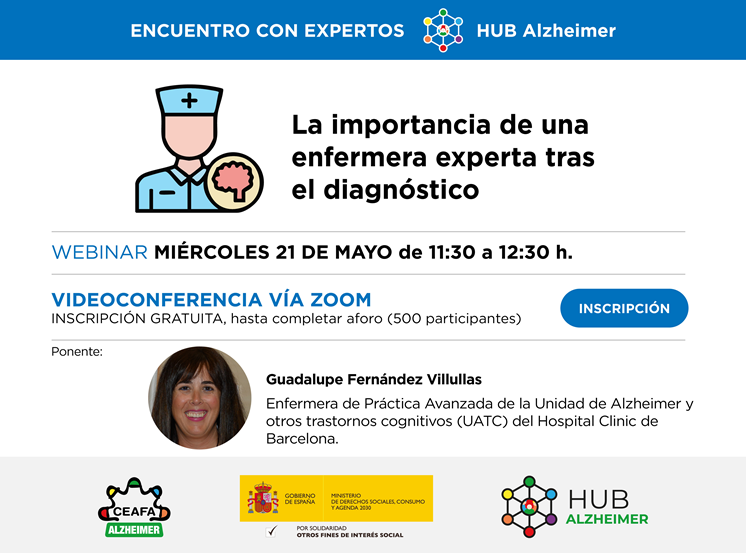 CEAFA (@alzheimerceafa) on Twitter photo 🆕Webinar: 'La importancia de una enfermera experta tras el diagnóstico'
👩🏫Con Guadalupe Fernández, enfermera de Práctica Avanzada de la Unidad de #Alzheimer y otros trastornos cognitivos del 🏥<a href="/hospitalclinic/">Hospital Clínic</a>
📆Miércoles 21/05 🕦11:30
✍️¡Apúntate!
➡️docs.google.com/forms/d/e/1FAI… 🆕Webinar: 'La importancia de una enfermera experta tras el diagnóstico'
👩🏫Con Guadalupe Fernández, enfermera de Práctica Avanzada de la Unidad de #Alzheimer y otros trastornos cognitivos del 🏥<a href="/hospitalclinic/">Hospital Clínic</a>
📆Miércoles 21/05 🕦11:30
✍️¡Apúntate!
➡️docs.google.com/forms/d/e/1FAI…