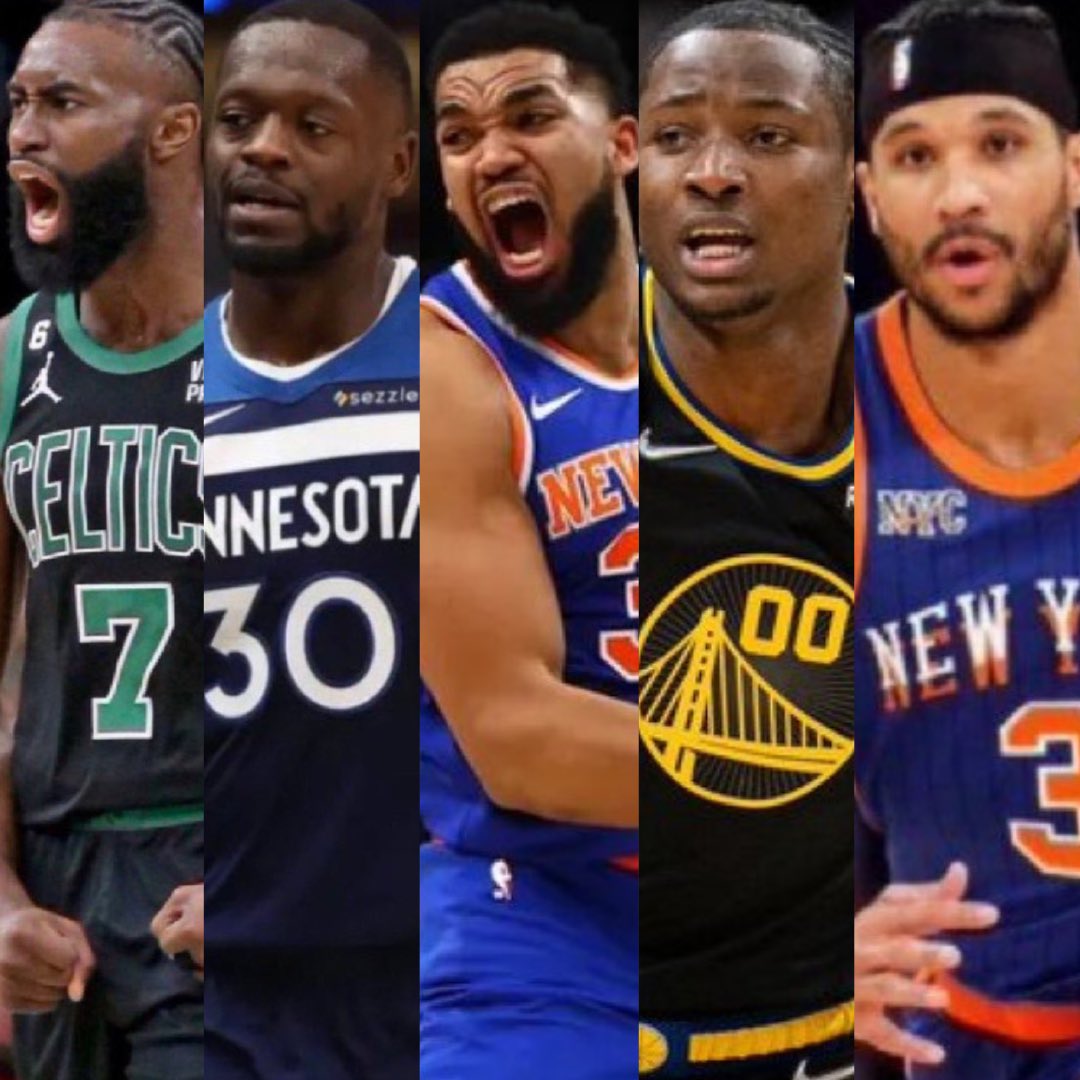 NBA Plays May 14th:

Jaylen Brown Over 4.5 Assists 
Julius Randle Over 21.5 Points
Karl Towns Under 12.5 Rebounds
Jonathan Kuminga Over 17.5 Points
Josh Hart Under 5.5 Assists 

$200 to Someone who LIKES if we go 5-0