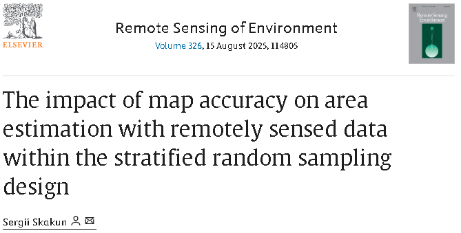 🛰️ Ever wonder how classification errors in remote sensing derived maps influence area estimates in stratified random sampling? 🤔
A new study explores the impact of map accuracy on area estimation and offers methods to mitigate biases.
#landcover #landuse
doi.org/10.1016/j.rse.…