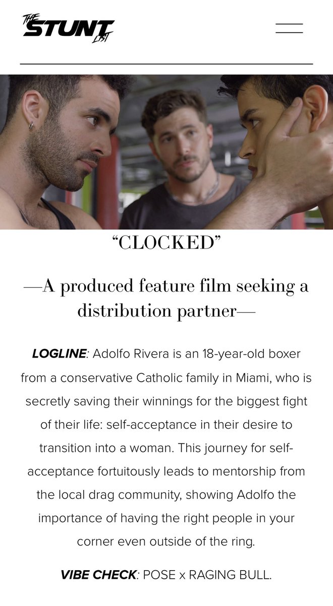 One unique project from our BALLERS LIST is also a fully produced feature looking for a distro partner—

Peep the dope trailer, request the full film &amp; check out a rad project by wr./dir. Noah Salzman—featured in our VIPR FILMS bureau. 🔗👇🏻