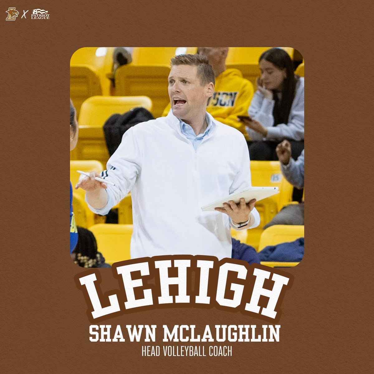 Join us in welcoming the 13th head coach in Lehigh volleyball history, Shawn McLaughlin!

📝 bit.ly/3FaABRM

#GoLehigh