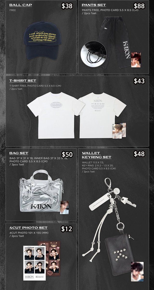callmesnowberry's tweet photo. KAI CONCERT TOUR KAION official md proxy order

📌 List
Fortune scratch card(full set available)
Postcard
Ball cap
Pants
T-shirts
Bag
Wallet keyring
4cut photo
Nini bear sticker/griptok/doll/Cushion/Pouch
📌 Paypal/WW shipping
📌 Combined shipping

Dm me for order or details https://t.co/qn7xXuIlBn