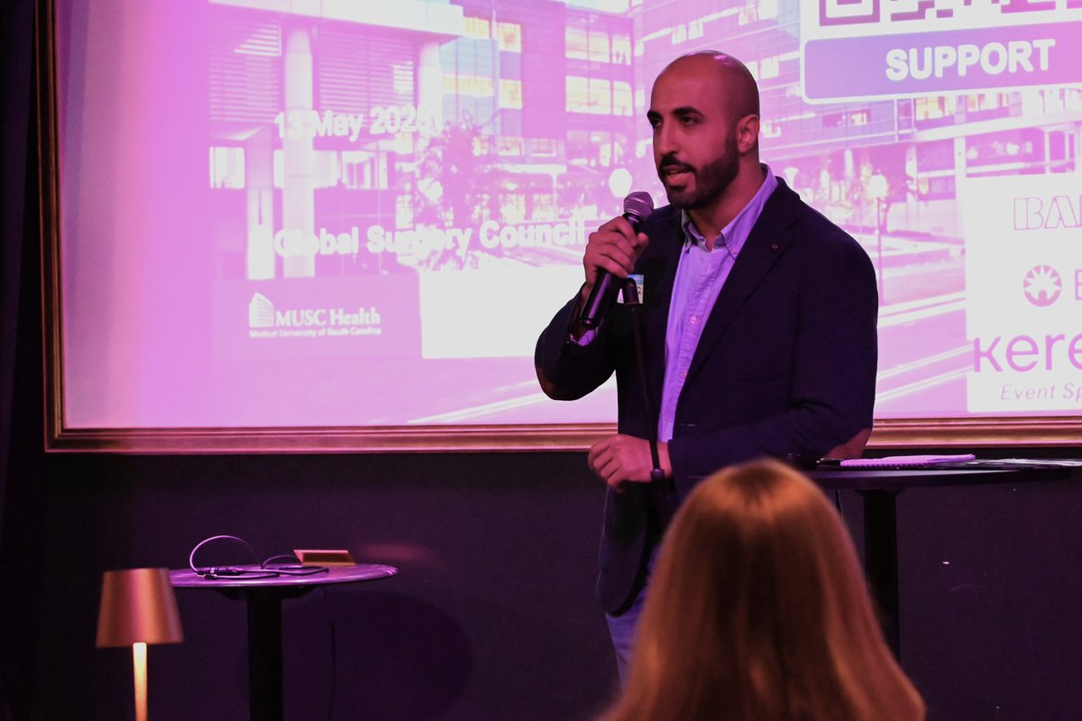 Huge thanks to all who joined our Global Surgery event! Dr. Jim Brown shared powerful stories from humanitarian crises in Turkey, Myanmar &amp; Sudan. Grateful for Lauren Cox (MS-3)’s insights &amp; our sponsors Bard + Kerecis for making it possible! 🌍🩺 #GlobalSurgery