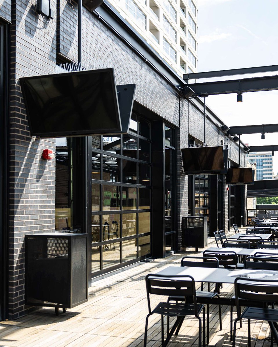 Enjoy the nice weather on our outdoor balcony. ☀️