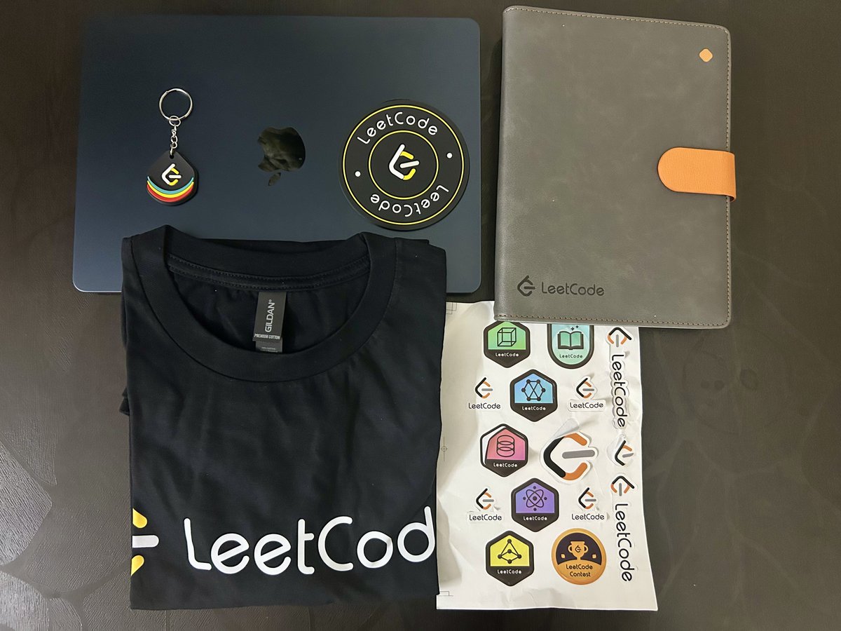 Finally did it! After almost 3 years of consistent effort, I redeemed my @ LeetCode goodies! @LeetCode Kit +Notebook Spent nearly 22,000 coins, and  honestly? Totally worth it. #leetcode