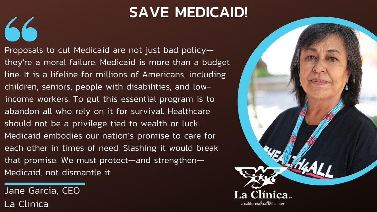 Action Alert! Calling on ALL advocates to help us Save Medicaid!
📷Click here bit.ly/4jQQoUX and help us #ProtectMedicaid and protect #Health4All because healthcare should NEVER be a privilege but a right afforded to everyone!
<a href="/lateefahsimon/">Lateefah Simon</a> <a href="/RepSwalwell/">Rep. Eric Swalwell</a> <a href="/RoKhanna/">Ro Khanna</a>
<a href="/CPCA/">California Primary Care Association</a>