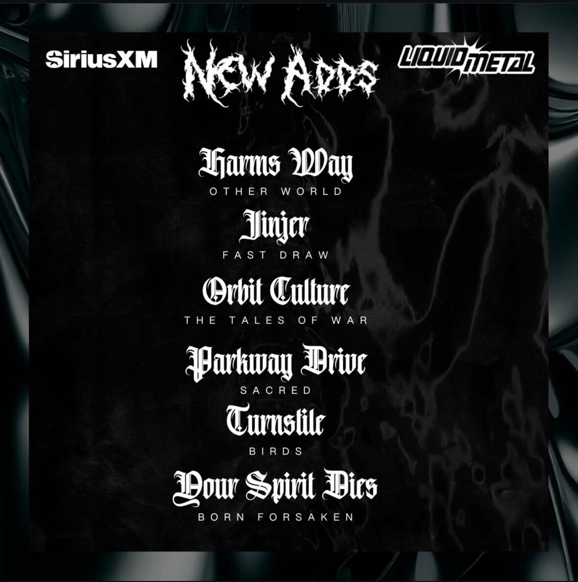 MNRK Heavy (@mnrkheavy) on Twitter photo Shoutout <a href="/fnliquidmetal/">SiriusXM Liquid Metal</a> for adding <a href="/yourspiritdies/">YOUR SPIRIT DIES</a> "Born Forsaken" to the rotation 🤘🔥🖤 Shoutout <a href="/fnliquidmetal/">SiriusXM Liquid Metal</a> for adding <a href="/yourspiritdies/">YOUR SPIRIT DIES</a> "Born Forsaken" to the rotation 🤘🔥🖤