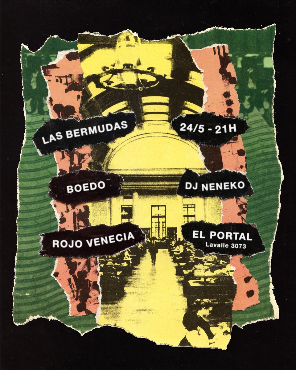 El sabado 24 tocamos en esta fecha divina 🪭
Acá el link para las entradas con descuento: alpogo.com/evento/boedo-r…