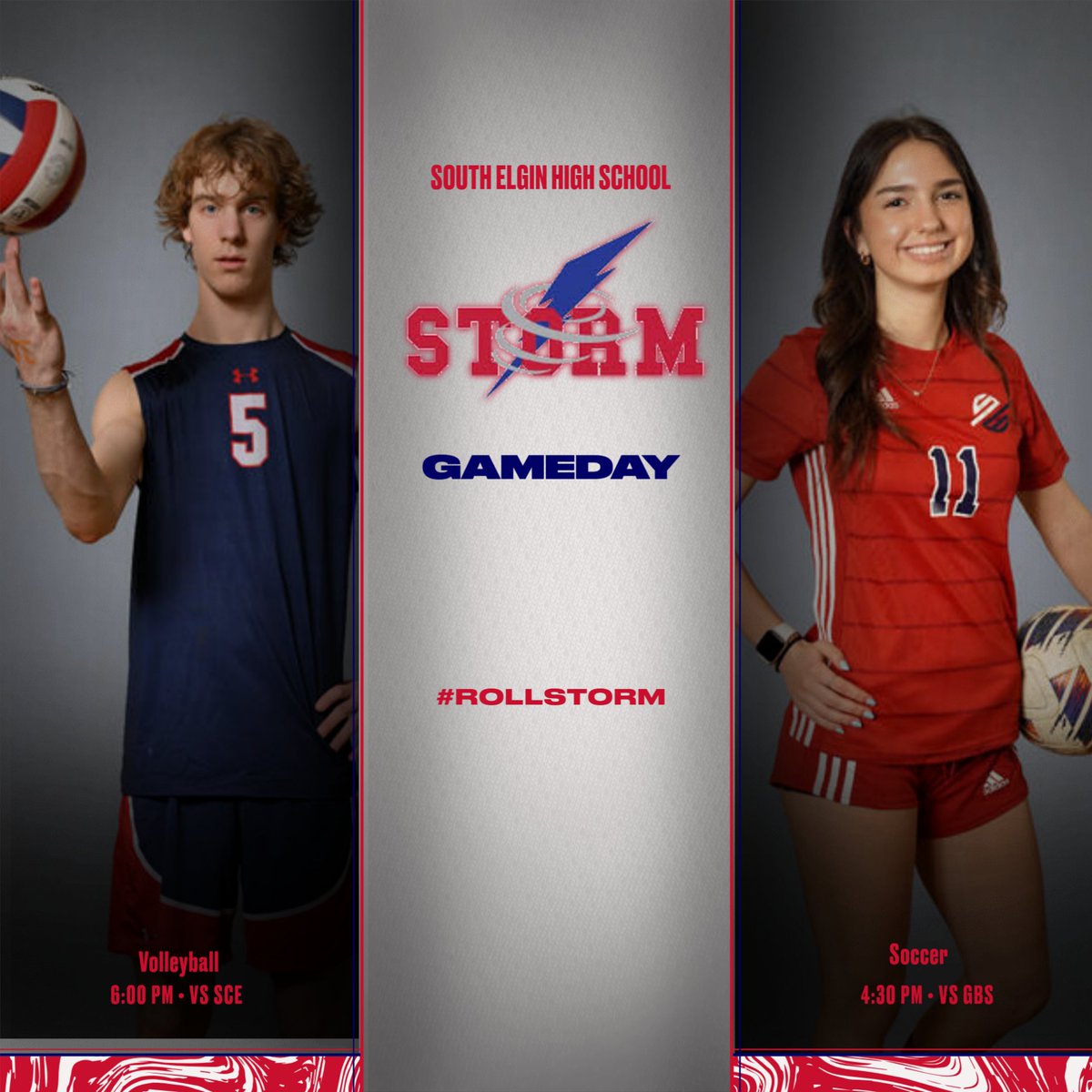 Best of Luck to our Boys Volleyball and Girls Soccer teams today as we compete. Lets do what we do!! #RollStorm