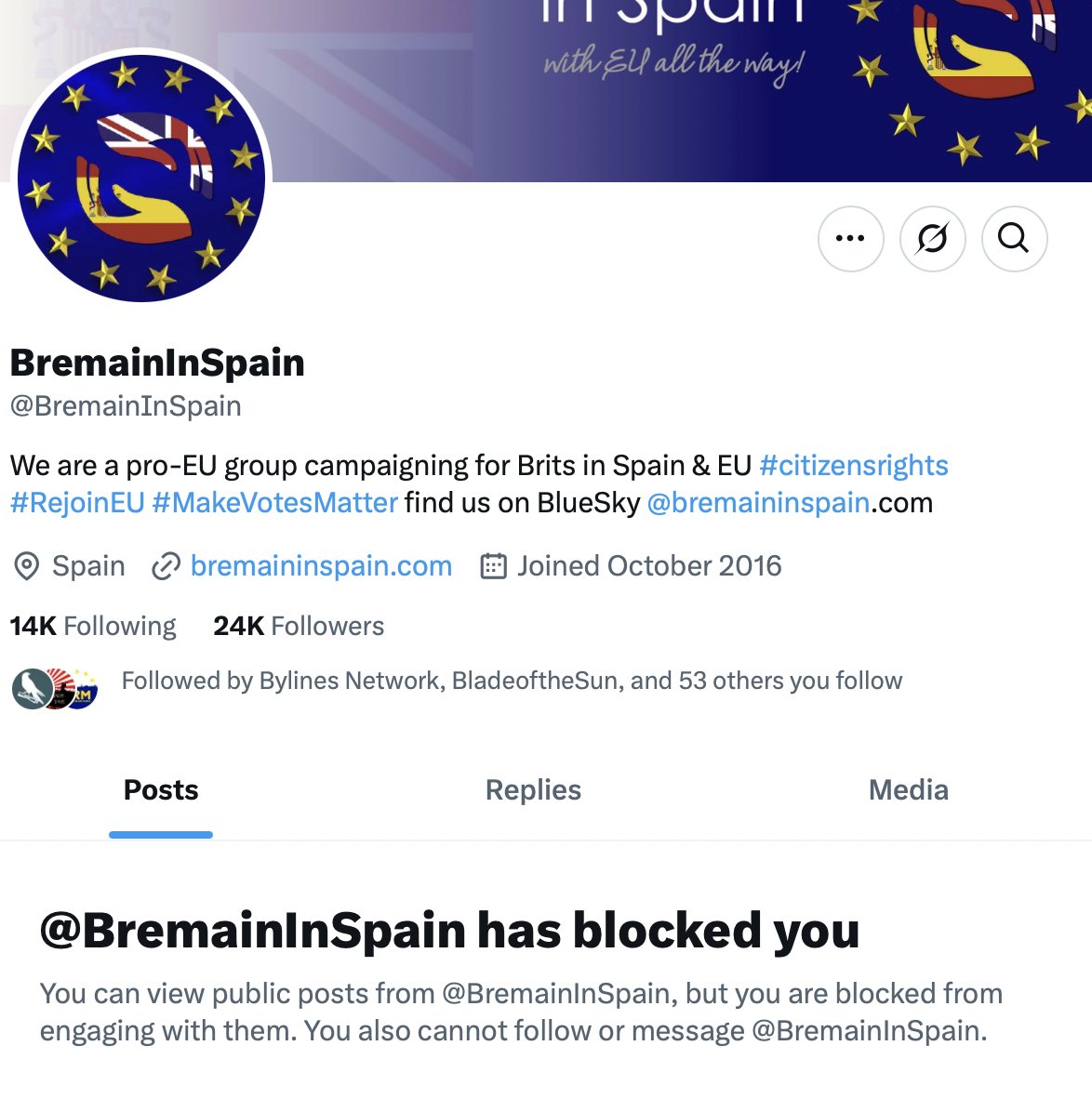 Charlotte Gill (@charlottecgill) on Twitter photo I'm blocked by <a href="/BremainInSpain/">BremainInSpain</a>
Why? Because I expose that most pro-EU activism - certainly the noisy stuff - is funded by George Soros. I'm blocked by <a href="/BremainInSpain/">BremainInSpain</a>
Why? Because I expose that most pro-EU activism - certainly the noisy stuff - is funded by George Soros.