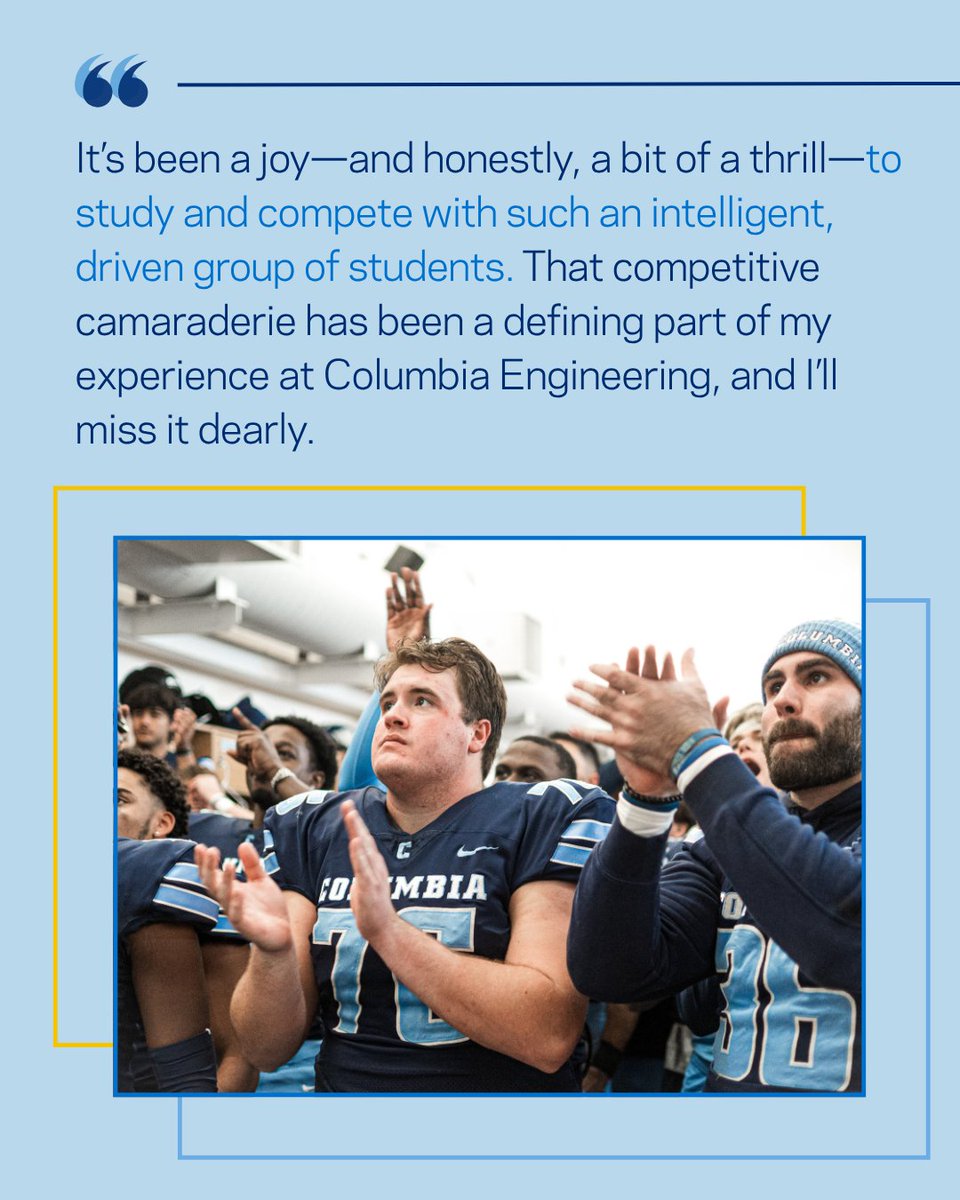 CUSEAS's tweet image. Learn more about Patrick&apos;s journey at Columbia Engineering — including helping the football team to their first Ivy League Championship since 1961 —  and what&apos;s next for this outstanding senior: engineering.columbia.edu/about/news/pat…

#ColumbiaEngineering #Engineering4Humanity #SEAStheWorld2025…
