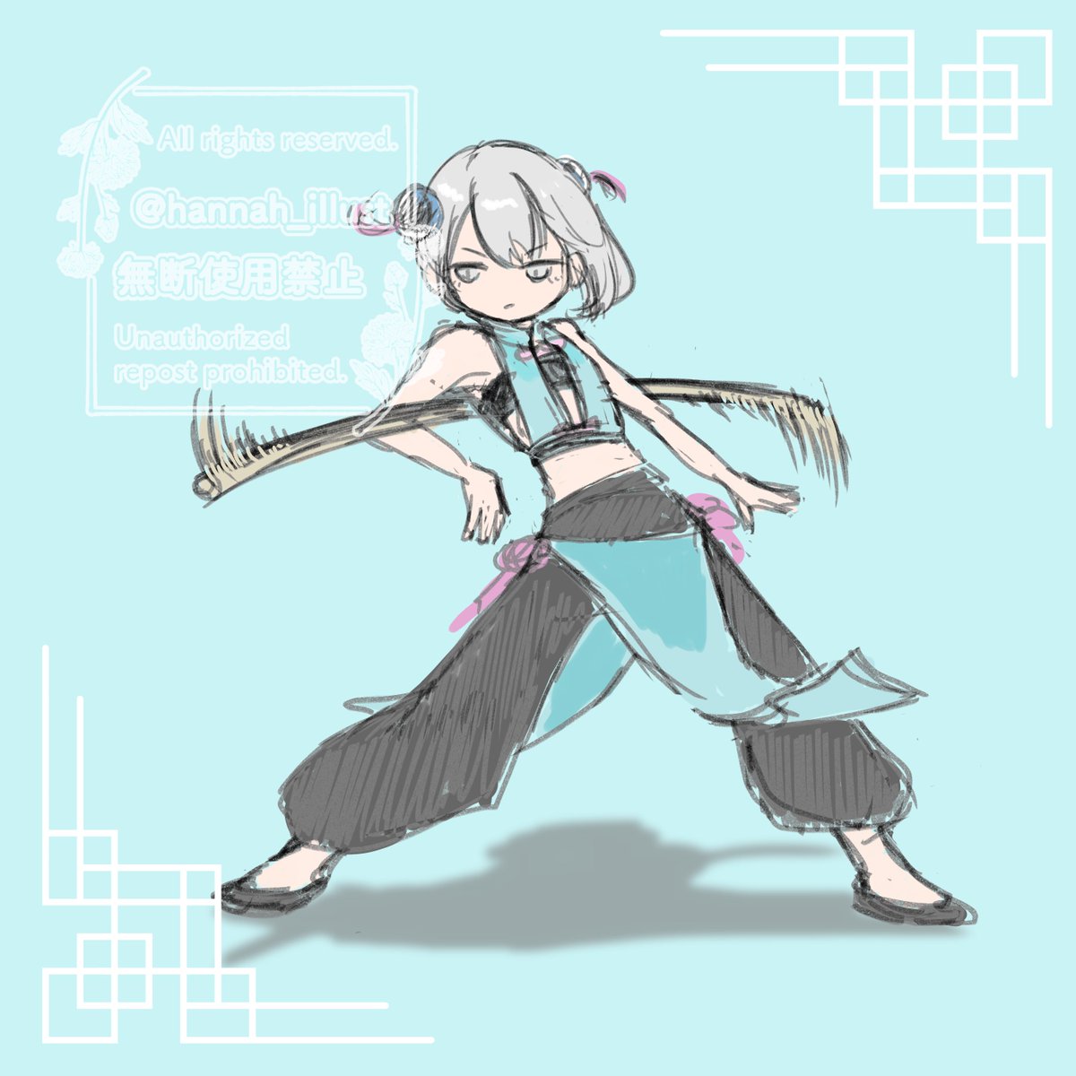 hannah_illust's tweet photo. ファンタジーチャイナ白田先輩
可憐な見た目でめちゃくちゃ強かったりすると良い https://t.co/JWMTrklb9q