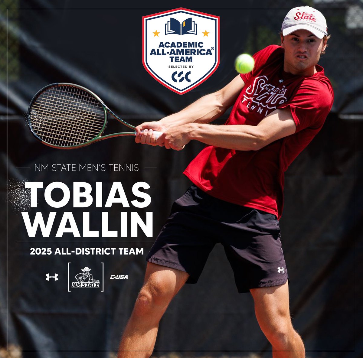 Itay Feigin and Tobias Wallin have received 2024-25 CSC Academic All-District Honors! 🏆

#AggieUp | #NoLimitOnUs