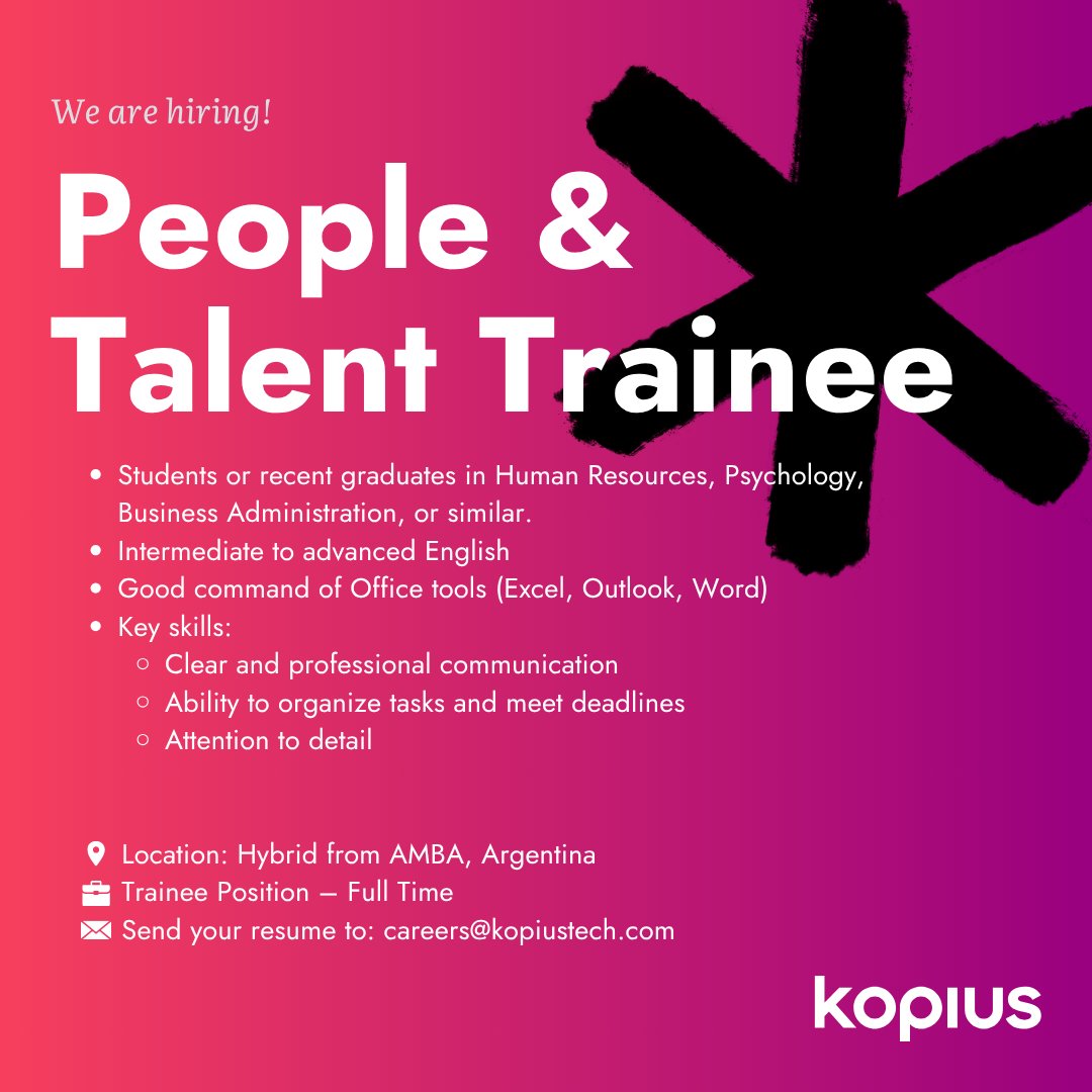 Kopius | Careers tweet media
