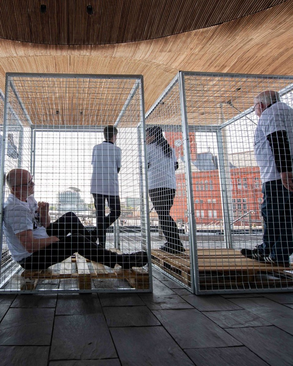 LeagueACS's tweet photo. Today we've spent the day in cages to expose the shocking cruelty behind game bird breeding. 
 
Find out more: https://t.co/phcrYLUGXn
 
#TimeForChange #EndCageAge #EndShooting #BanShooting https://t.co/kdfiryH7Ya