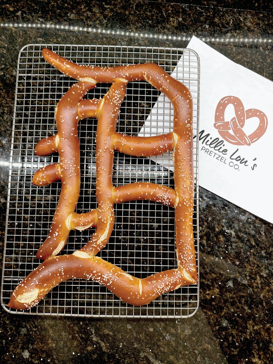 Steve and Irda Dothage of the City of Grosse Pointe nearly three years have perfected their soft pretzel craft. Their business, Millie Lou’s Pretzel Co., has steadily grown since February. Learn more in the May 15 Grosse Pointe News or online here: tinyurl.com/444fatmh