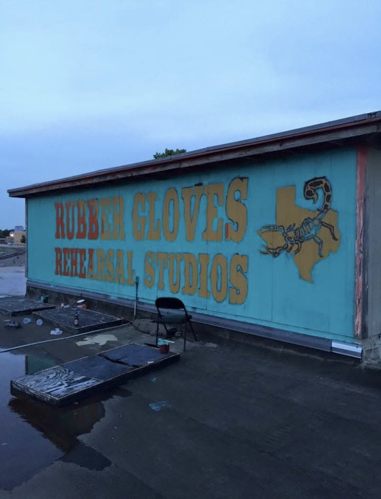 Painting the roof mural
(2015)