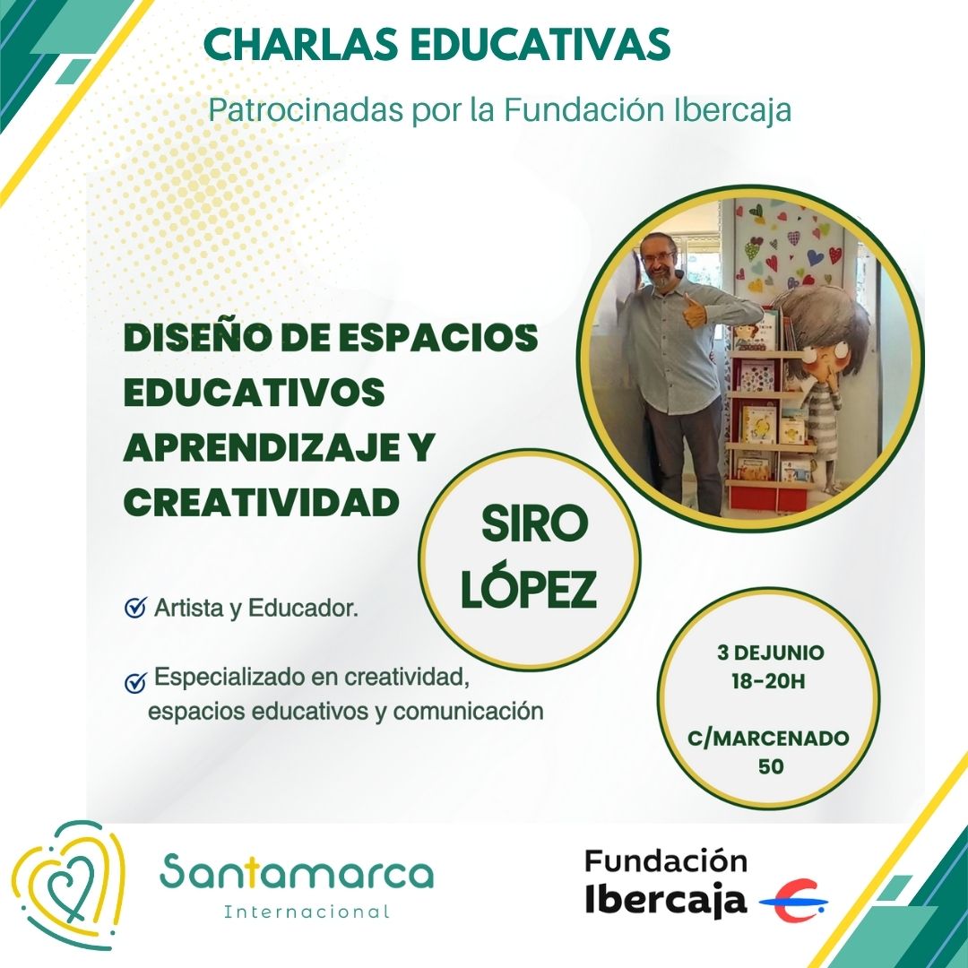 🎤 El 3 de junio de 18 a 20 h inauguramos nuestras Ponencias Educativas con Siro López:
🧠 “Diseño de espacios educativos: aprendizaje y creatividad”
¡Os esperamos en el colegio!
#SiroLópez #InnovaciónEducativa #EspaciosEducativos #FormaciónDocente #EducaciónTransformadora