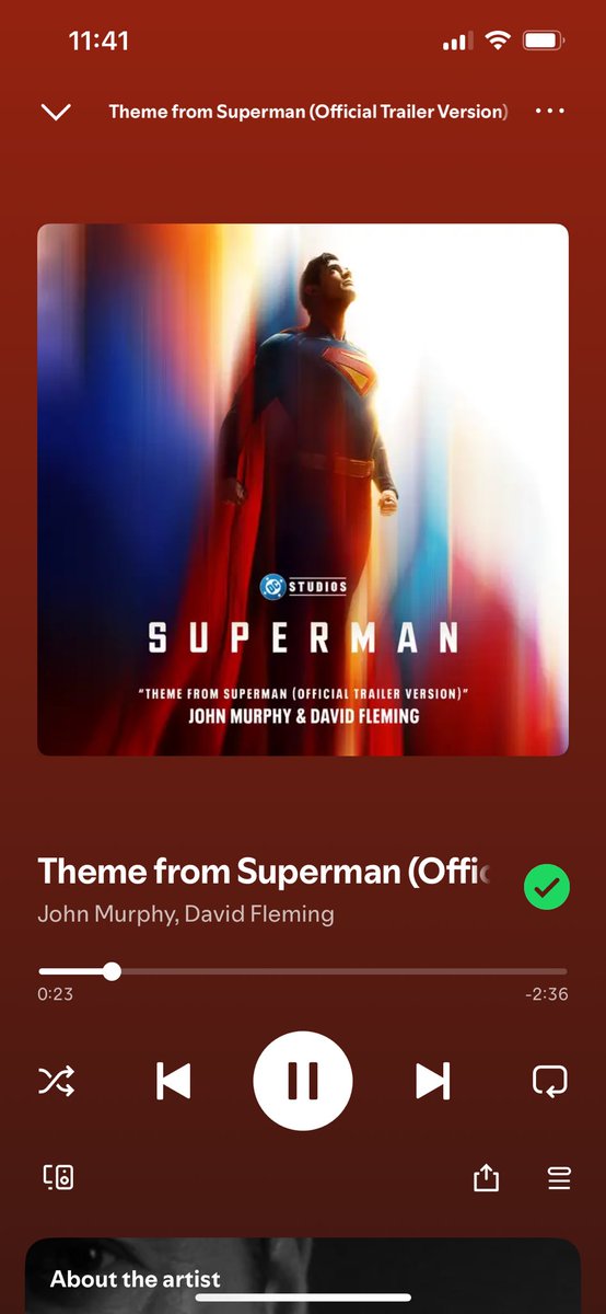 On repeat #Superman