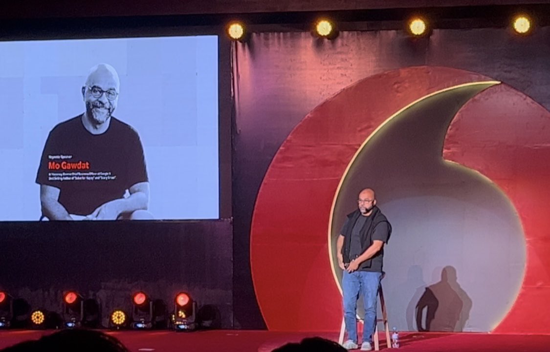 CodinginHeelsug's tweet image. Attended Mo Gawdat‘s Key note speech on AI at the Future Ready Summit 2025 in TZ. His interview on  the “Diary of a CEO Poscast” went viral with over 11 million views. This is information that all of us should consider as we embark on this AI journey of no return.