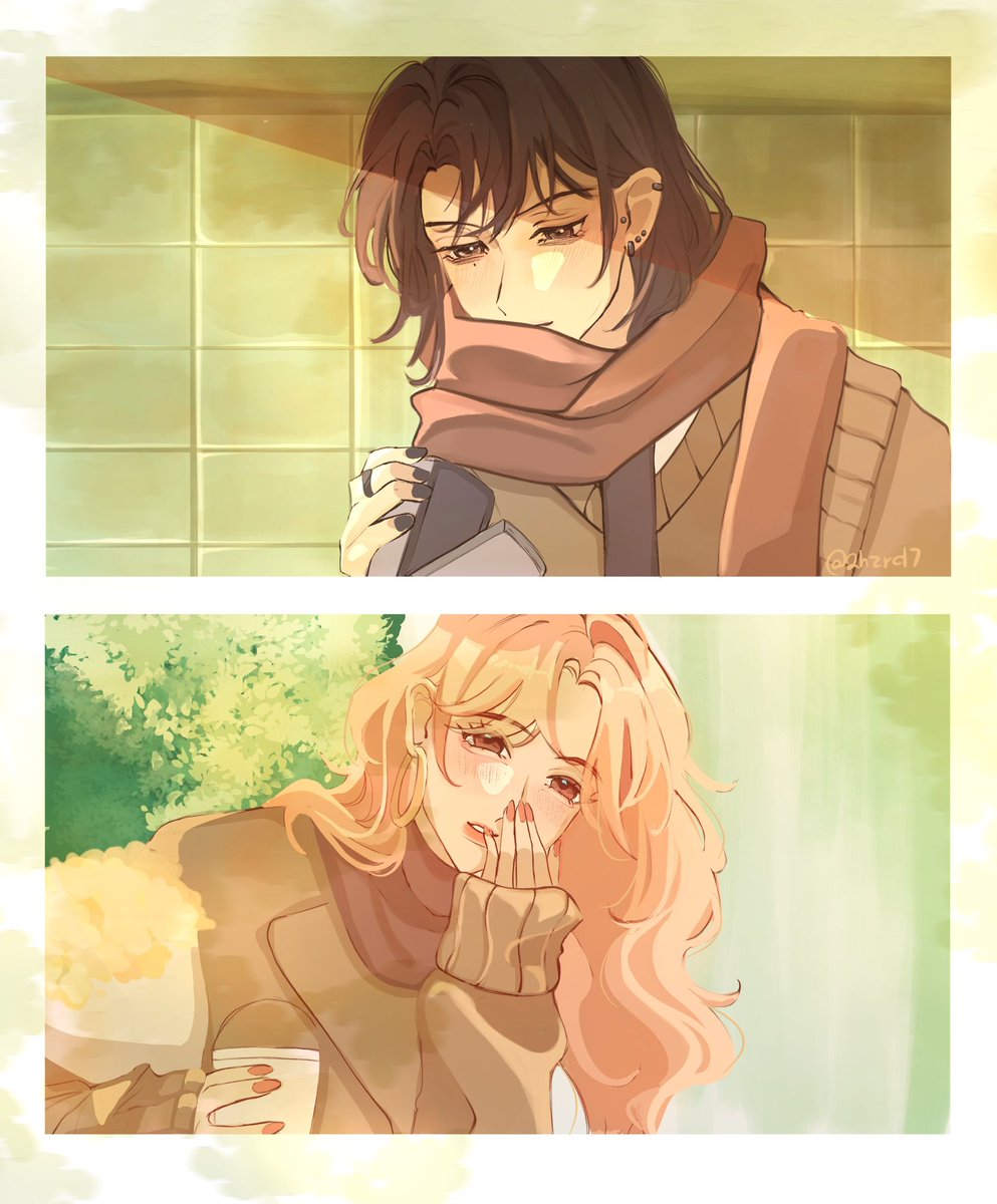 Mitsuki waiting for Aya, Aya spoiling Mitsuki with flowers. Or them going on a date something something rkgk… #mitsuaya #tgswiiwagaa