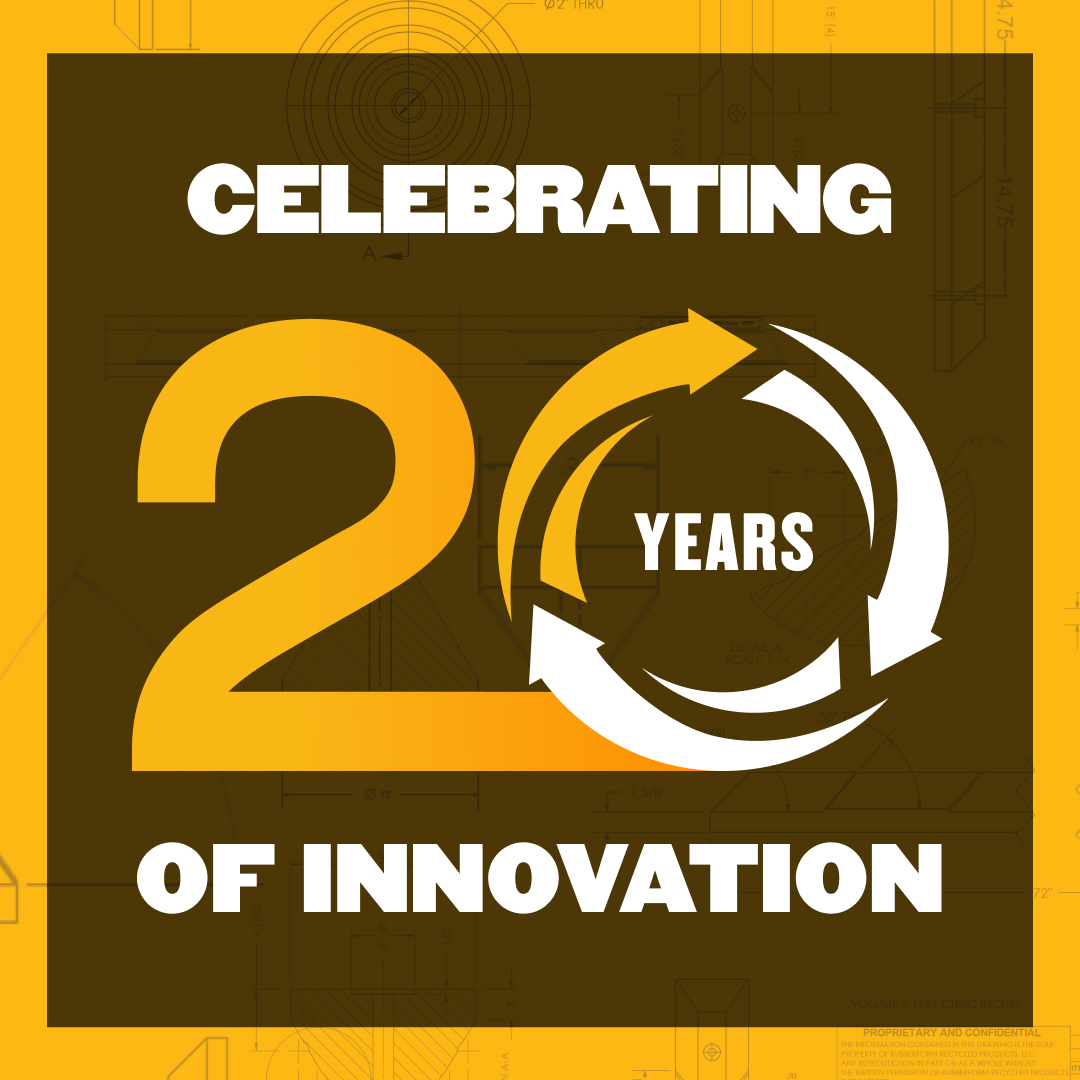 RubberForm has proudly innovated and engineered sustainable safety, risk mitigation and compliance  products in the USA since 2005!

From our humble beginnings to industry innovation and market leader, we’re just getting started.

Here’s to the next 20! 🥂

Made in the USA |