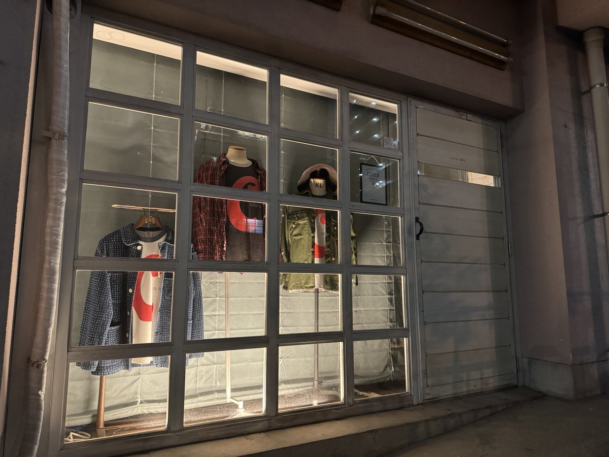 新店舗。週末のみ営業ですが、平日もアポ制で開けます　#方南町　#clutchtokyo