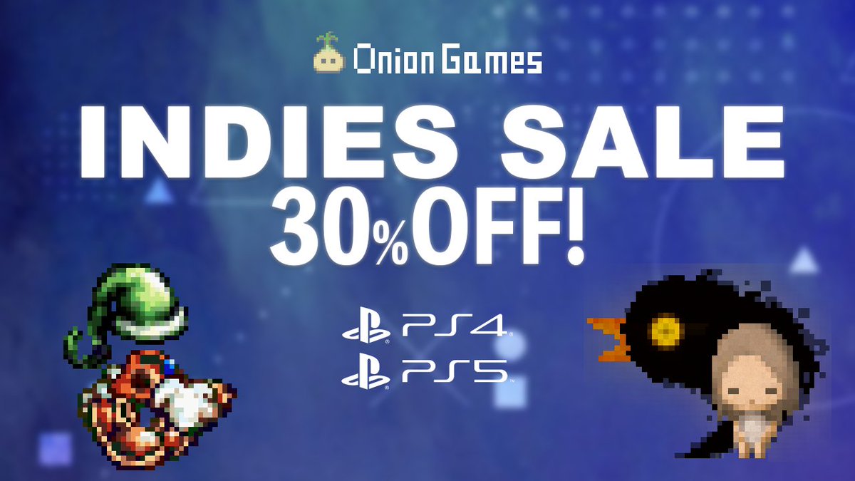 🎮 NEW SALE ALERT 🎮

As part of the PLAYSTATION INDIES SALE, you can get 30% OFF every game we've made for your PS4/PS5!

Offer ends May 28th!

#moon_rpg 👉 store.playstation.com/en-us/concept/…

BLACK BIRD 👉 store.playstation.com/en-us/concept/…