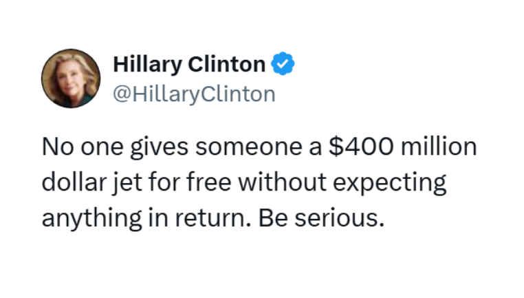 Hillary is on a roll 🔥