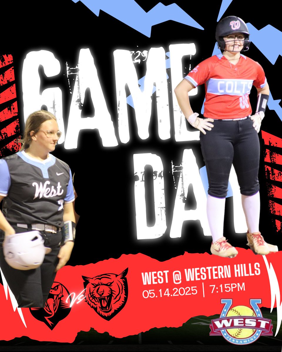 Let’s try this again today!

We travel to Western Hills tonight for a 6pm game. 

🩵 Let’s GO Colts ❤️