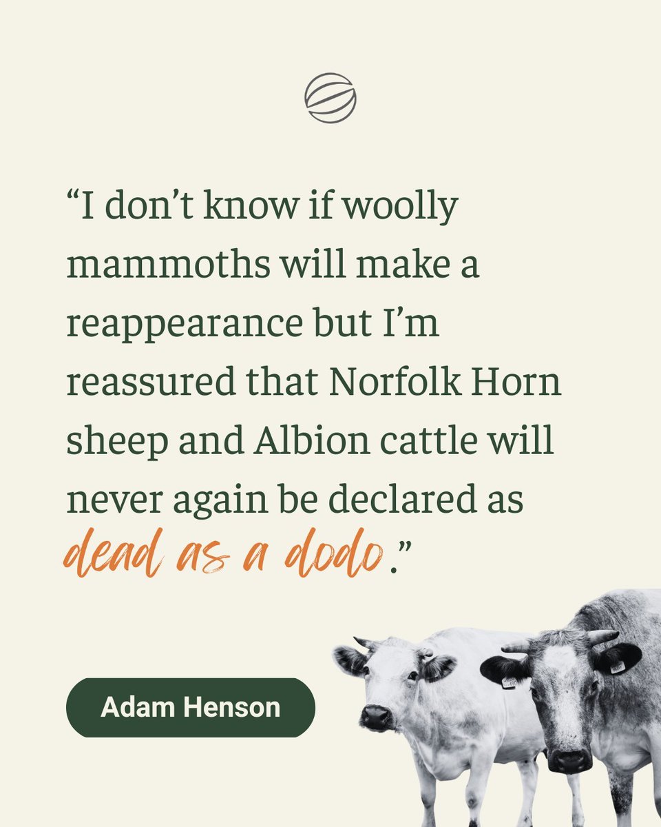 'From Tasmanian Tigers to Bakewell Blues: Bringing Back Extinct Species' - Adam Henson writes on #Scribehound Countryside