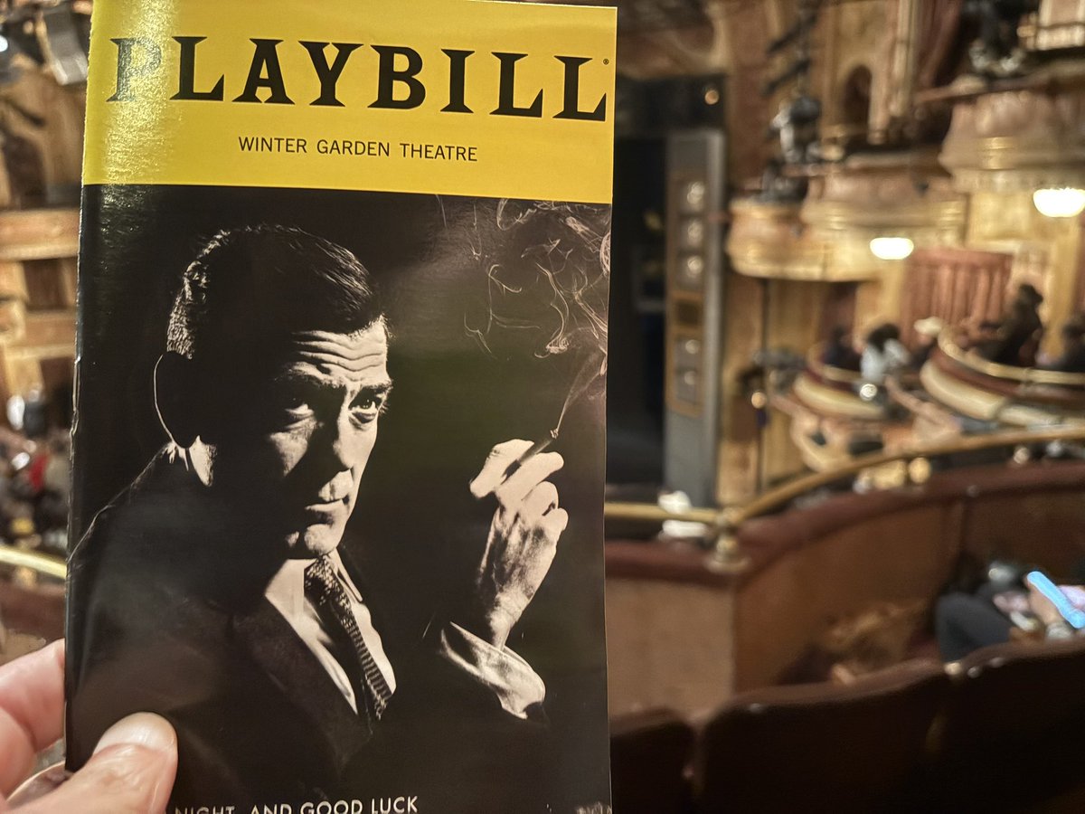 We were able to take some of our teen journalism students from the Lab School to George Clooney’s Good Night and Good Luck this afternoon!