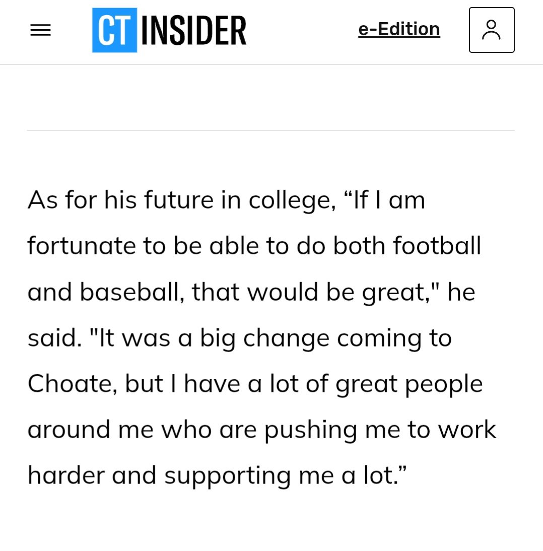 Thank you @GameTimeCT for taking the time to interview me.  I'm looking forward to next season!  #crankit

<a href="/coach_spinnato/">Coach Spinnato</a> <a href="/CRHFootball/">Choate Rosemary Hall Football 🐗</a>