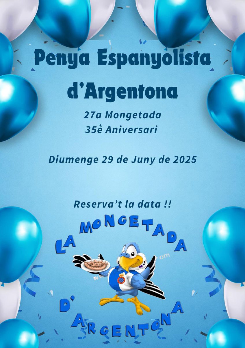 Reserva’t la data 29 de juny.