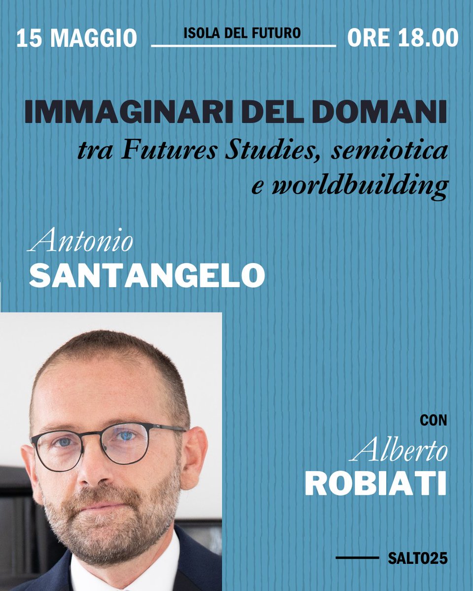 📚 Il Centro Nexa su Internet &amp; Società al Salone Internazionale del Libro 2025, dal tema "Le parole tra noi leggere"
👉Scopri gli ospiti dal centro e gli incontri in programma: nexa.polito.it/2025-salone-de…

#salonedellibro #fantascienza #IA #semiotica #futuro