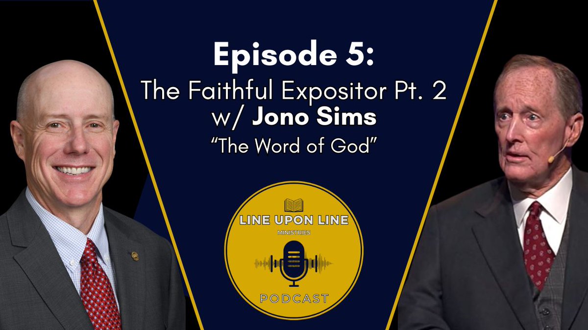 🎧 Listen to Episode 5 now! The Faithful Expositor Pt. 2 w/ <a href="/jonosims/">Jonathan Sims</a> 👉 lineuponlineministries.com/podcast/ep-5-t…
.
#LULPodcast #LineUponLineMinistries #DavidMiller #CountryPreacherAtLarge #Bible #ExpositoryPreaching #Teaching #ministry #biblicalcounseling #Podcast @preachermiller