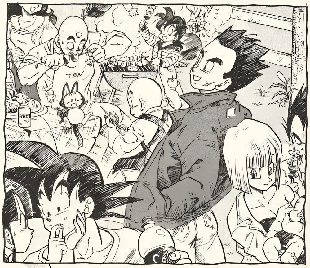 Dragon Ball Z drawing by Junya Furusawa (古澤純也) Furujun