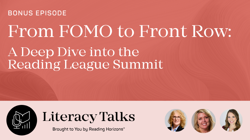 🚨New episode!🚨
Missed the 2025 Reading League Summit? Don’t worry—we saved you a seat.
Join our hosts and special guests from The Reading League for a recap of the summit’s biggest moments.

Tune in now → bit.ly/3GWKHpX #LiteracyTalks #TRLsummit2025