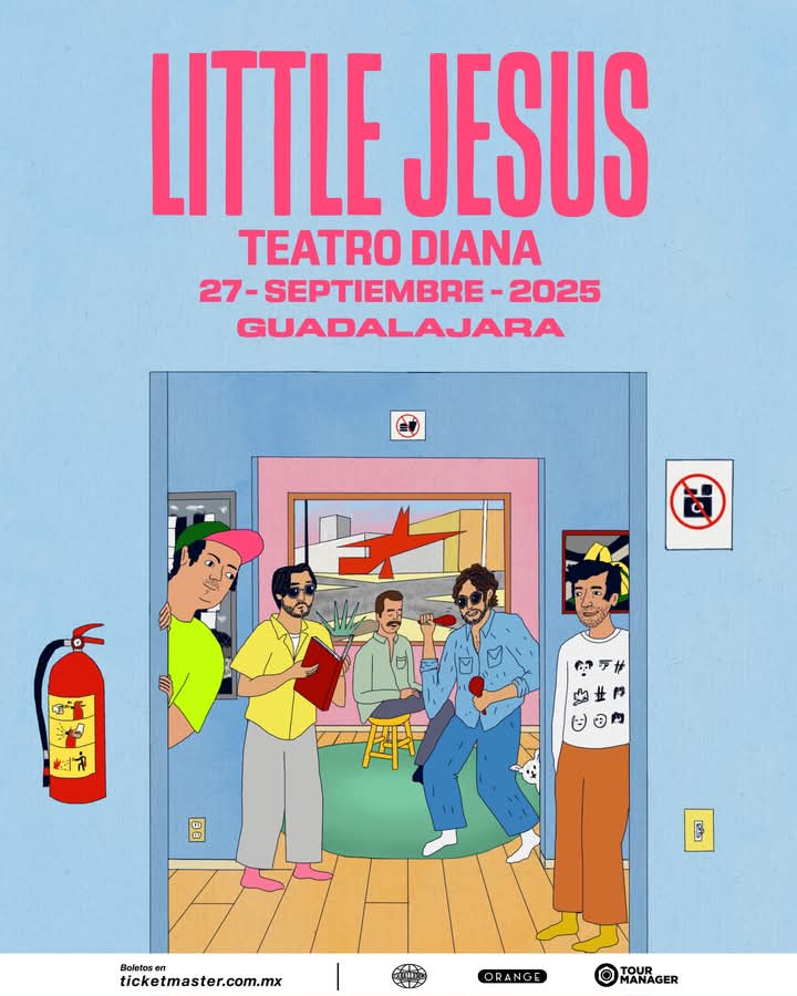 #NuevoShow

Little Jesus regresa a Guadalajara el próximo 27 de Septiembre en el <a href="/teatrodiana/">Teatro Diana</a> 

Boletos a la venta en Ticketmaster y taquillas del Teatro.

Presenrado por: <a href="/TourManagerMex/">Tour Manager</a> 
<a href="/ORANGEGIGSMX/">ORANGE GIGS MEXICO</a>
<a href="/CaballerosTV/">Caballeros</a>