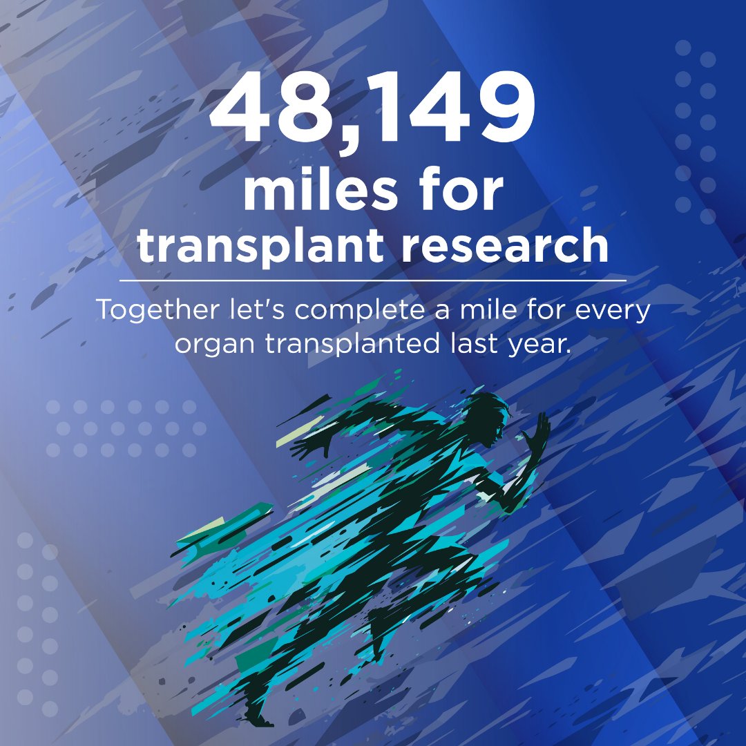 🚨 We’re so close to the finish line! 🚨

We’ve raised over $9,200 toward our $10,000 goal for the AST Virtual Run and Fitness Challenge - and we need your help to get across it!

Every dollar supports transplant research to help organ recipients live longer, healthier lives. 💚