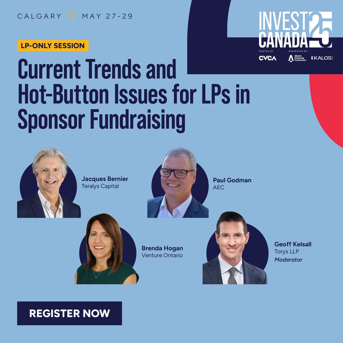 Just added: Two LP-only sessions at #IC25! CPPIB on scale strategy and Teralys, AEC, and Venture Ontario on fund terms. The app opens Tuesday (May 20). No onsite registration in Calgary. Get your tickets now: conference.cvca.ca