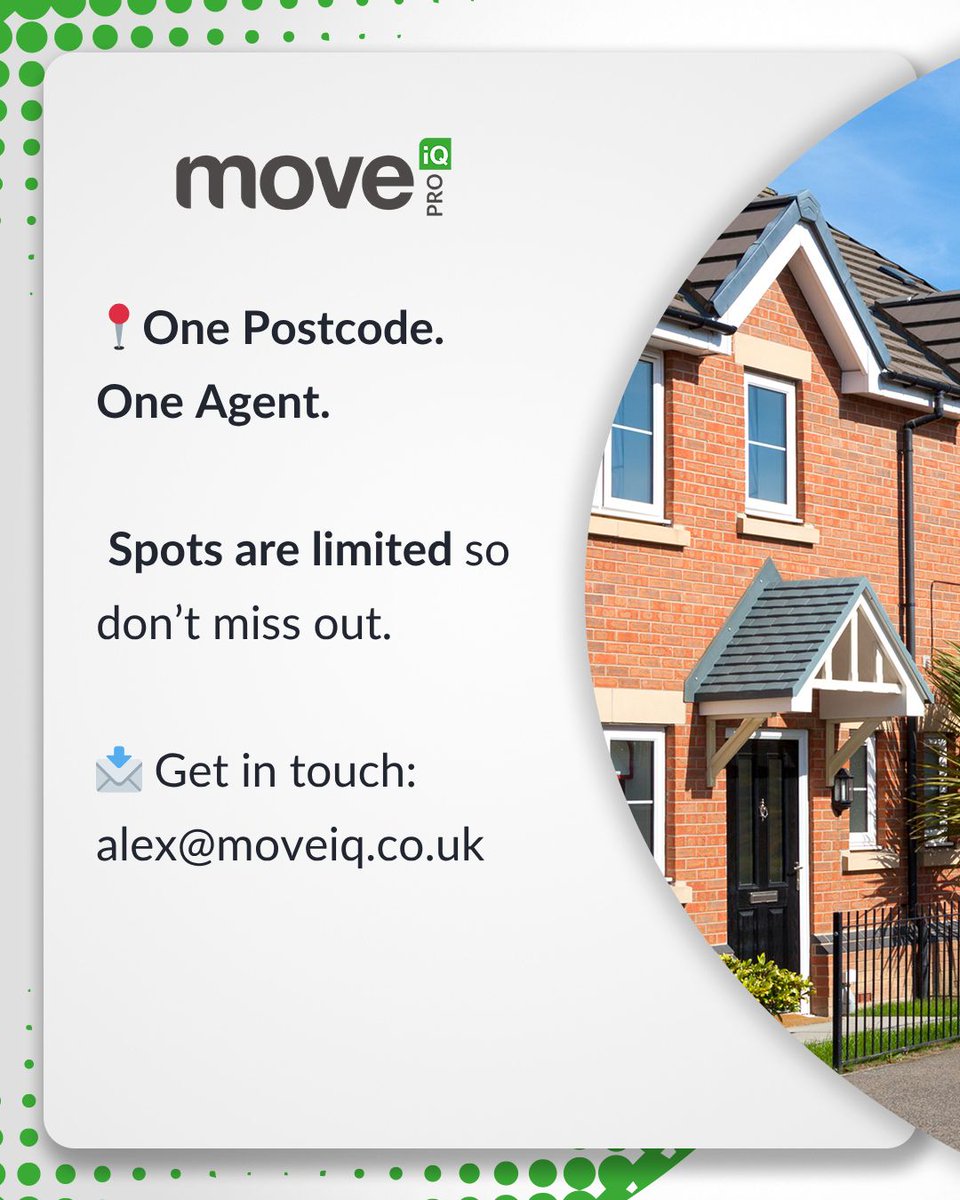 Are you looking for a budget-friendly, entry-level option to help grow your brand with the power of video. 🎥

From monthly video essentials to data-led housing market updates, our packages are built for agents.

📍 Postcode exclusivity.
📩 alex@moveiq.co.uk