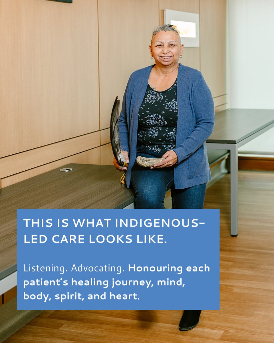 At Selkirk Regional Health Centre in Selkirk, Indigenous Health Elder and Knowledge Keeper Cara helps patients be heard.

She advocates for their care, ensures cultural needs are met, and reminds us: healing is more than physical, it’s mind, body, spirit, and heart.
