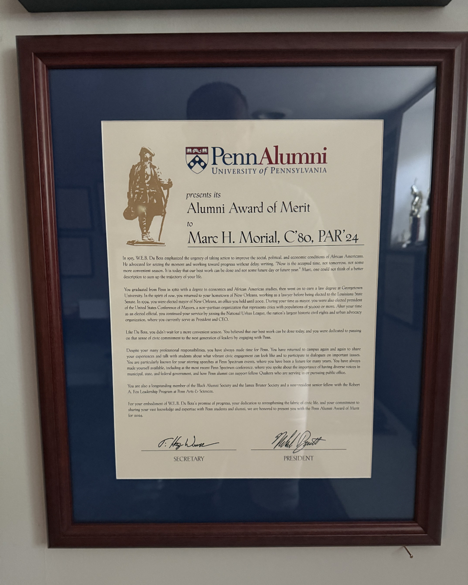 Thank you @pennalumni for honoring me with the Alumni Award of Merit! Thank you for recognizing my hard work in service and commitment to empowering our communities.